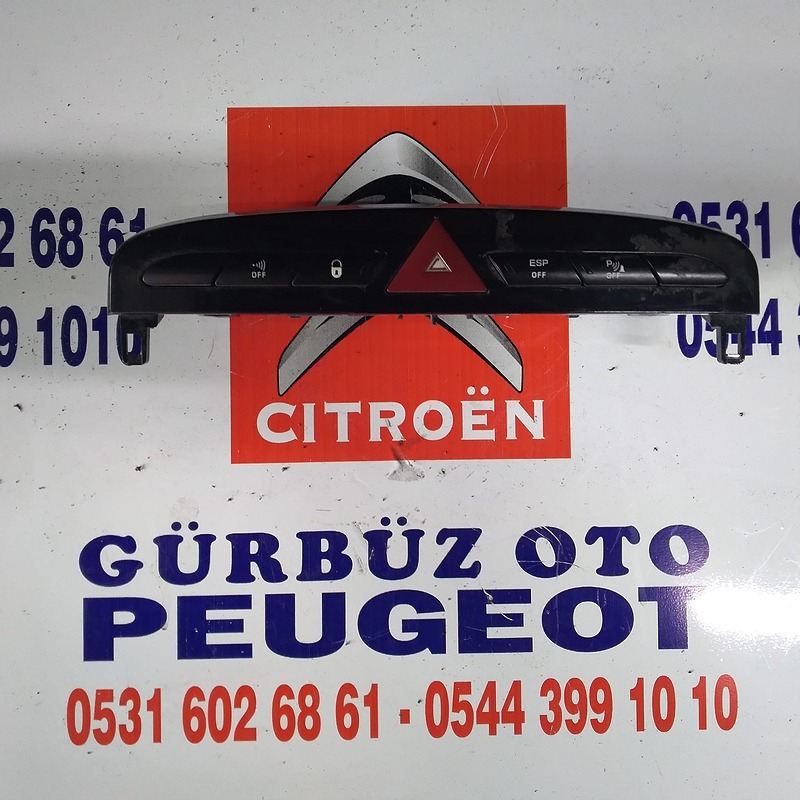 Peugeot Rcz Ön Konsol Dörtlü Düğmeleri Çıkma Orjinal